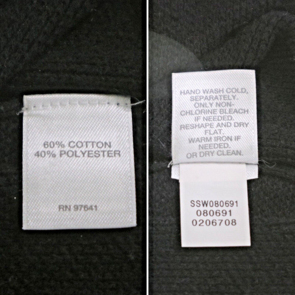 J Jill Size S Tie Front Cotton Blend Sweater Textured Fine Knit Black - Picture 9 of 9